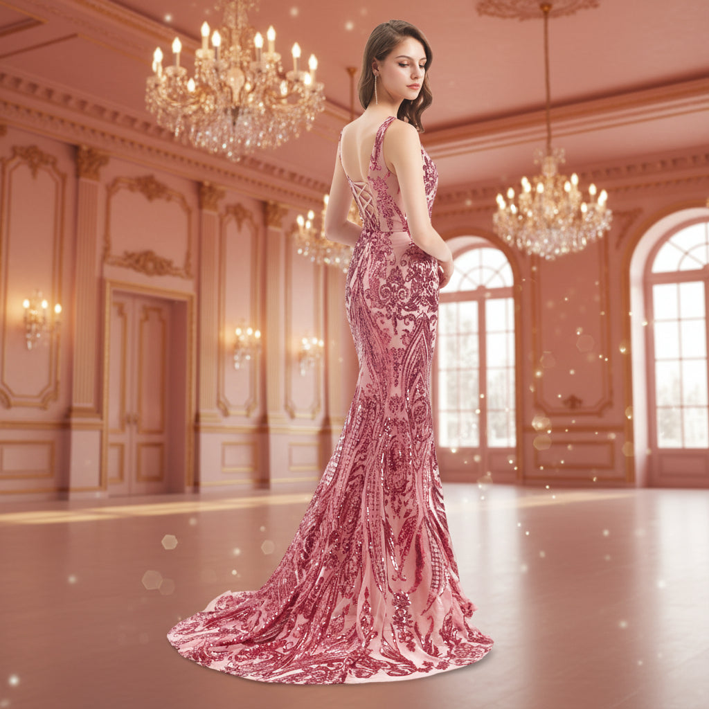 Sparkle Mermaid Evening Gown