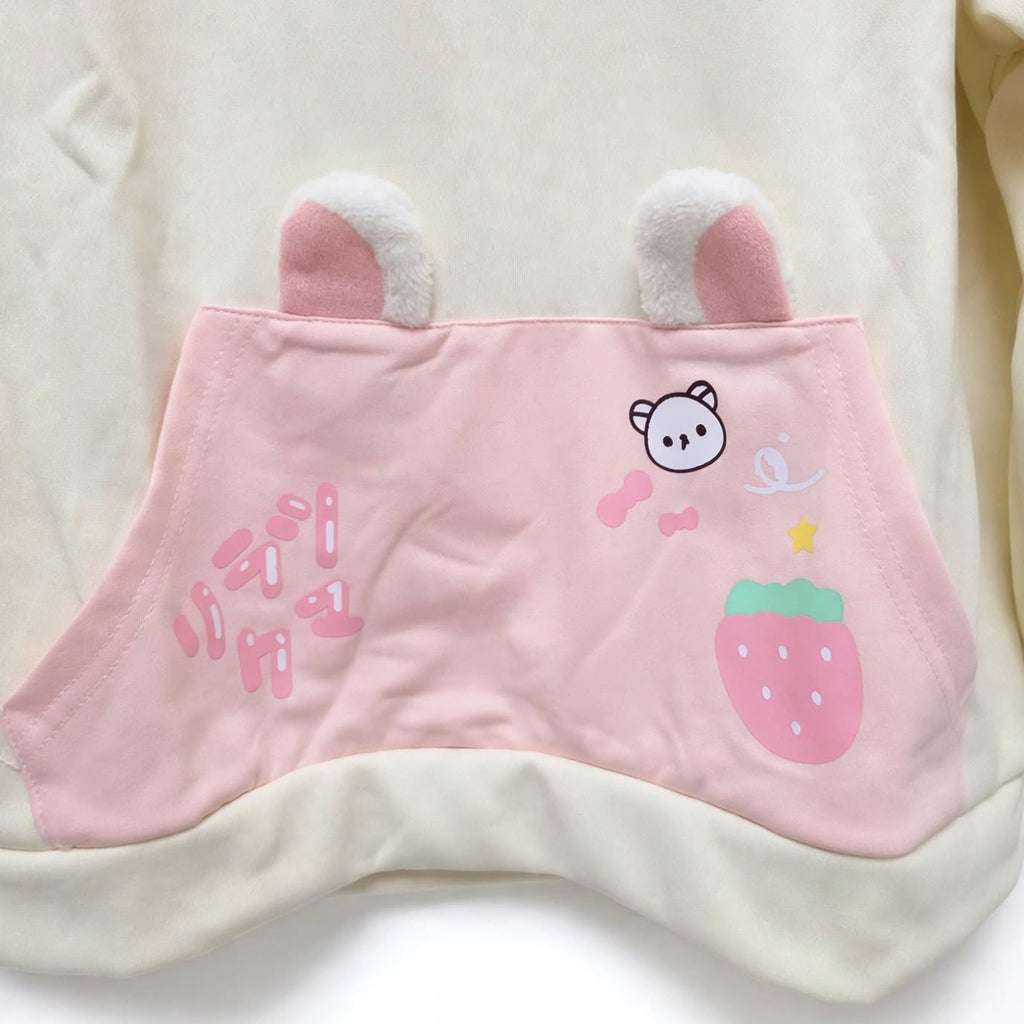PINKLIZZIE | Off-Shoulder Bow Sweatshirt Top