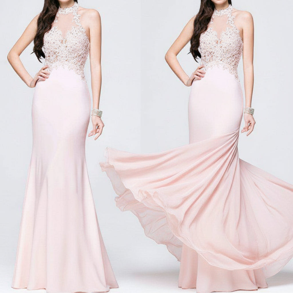 Rose Lace Gown