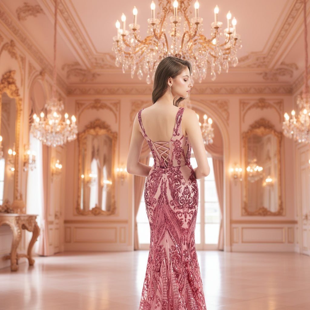 Sparkle Mermaid Evening Gown