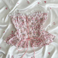 Floral Lace Corset Bustier