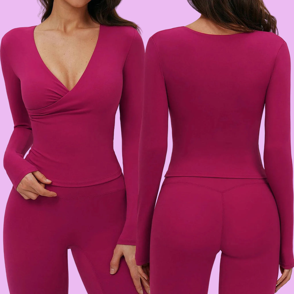 Lightweight Long-Sleeve Yoga Top