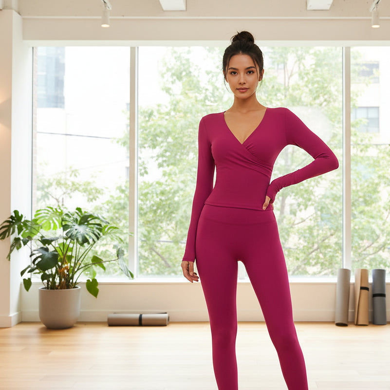Lightweight Long-Sleeve Yoga Top