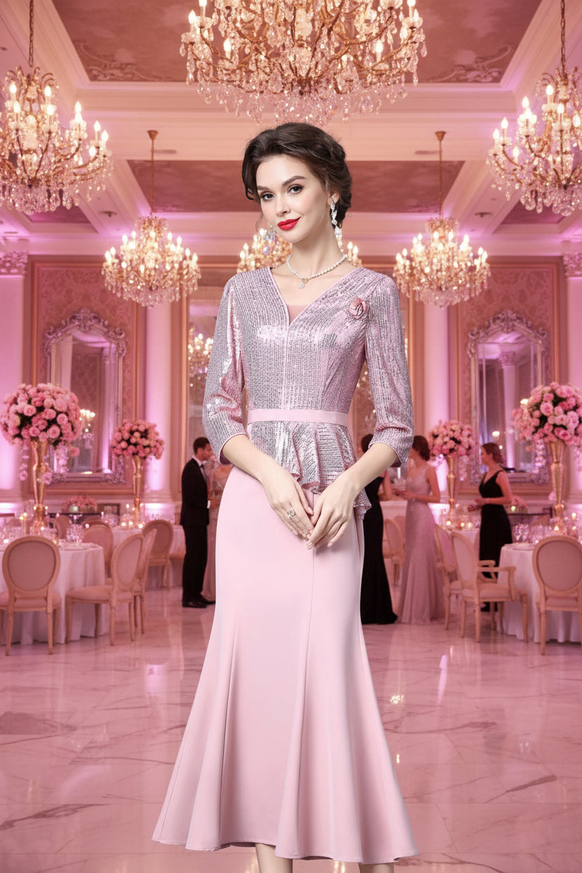 Elegant Plus-Size Occasion Maxi Dress