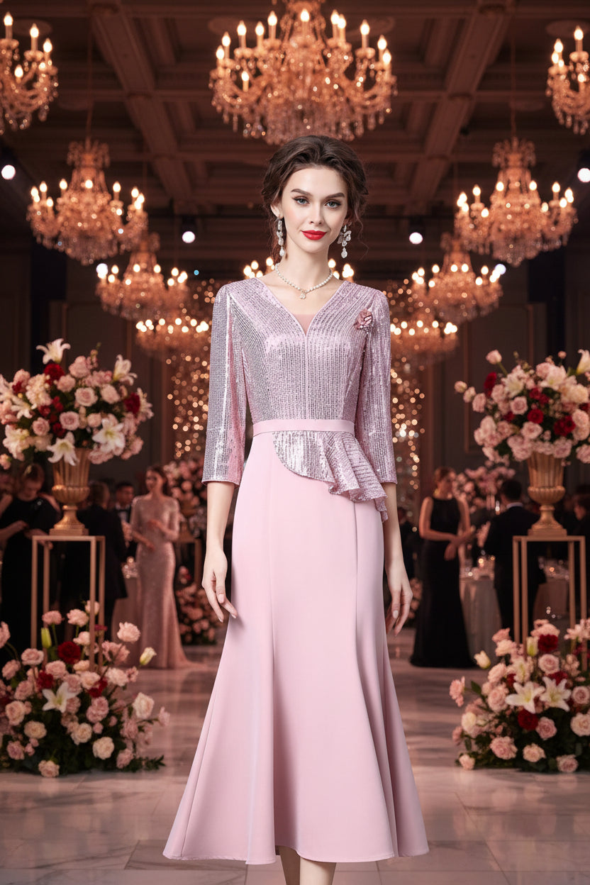 Elegant Plus-Size Occasion Maxi Dress