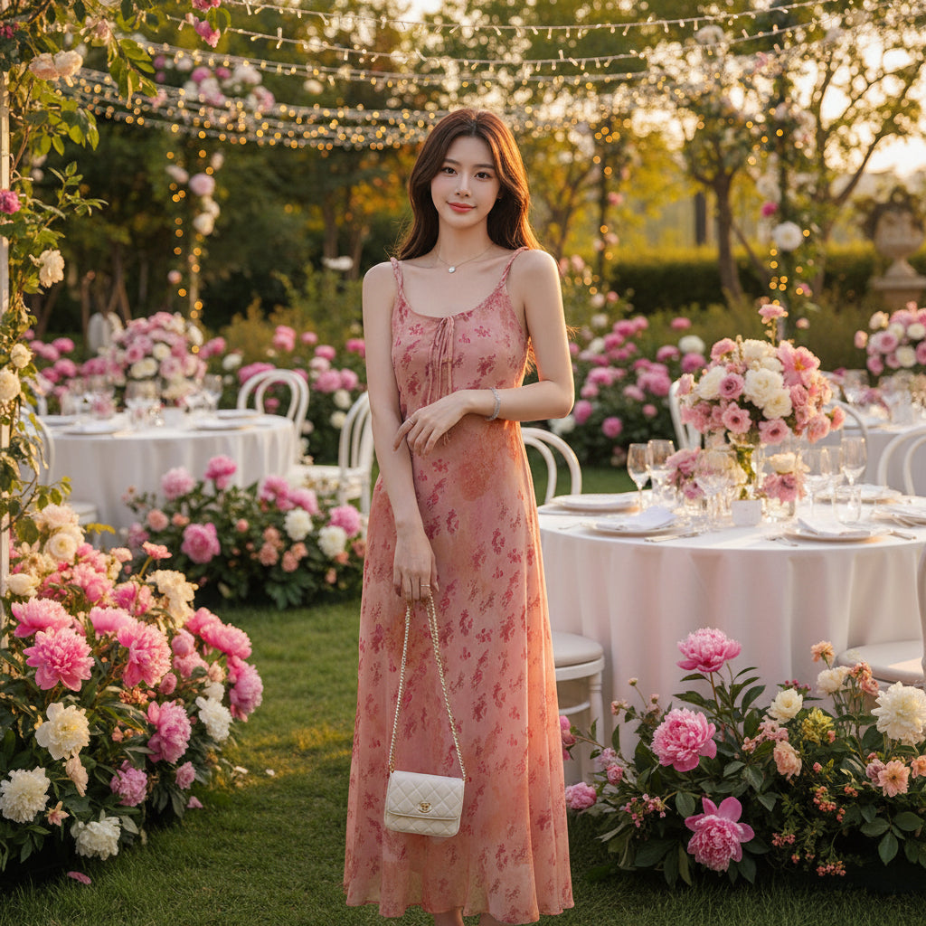 Floral Suspender Sundress