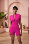 Zip-Front Yoga Playsuit