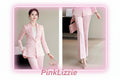 Pink Wide-Leg Trouser Suit