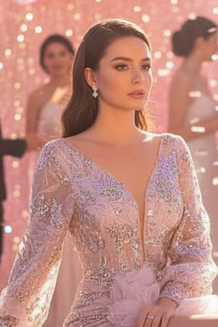Women’s Elegant Sequin Evening Dress