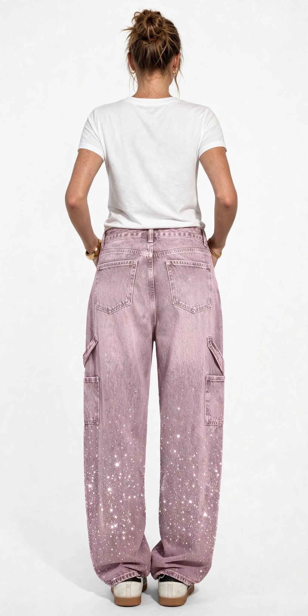 PINKLIZZIE | High-Shine Wide-Leg Straight Jeans