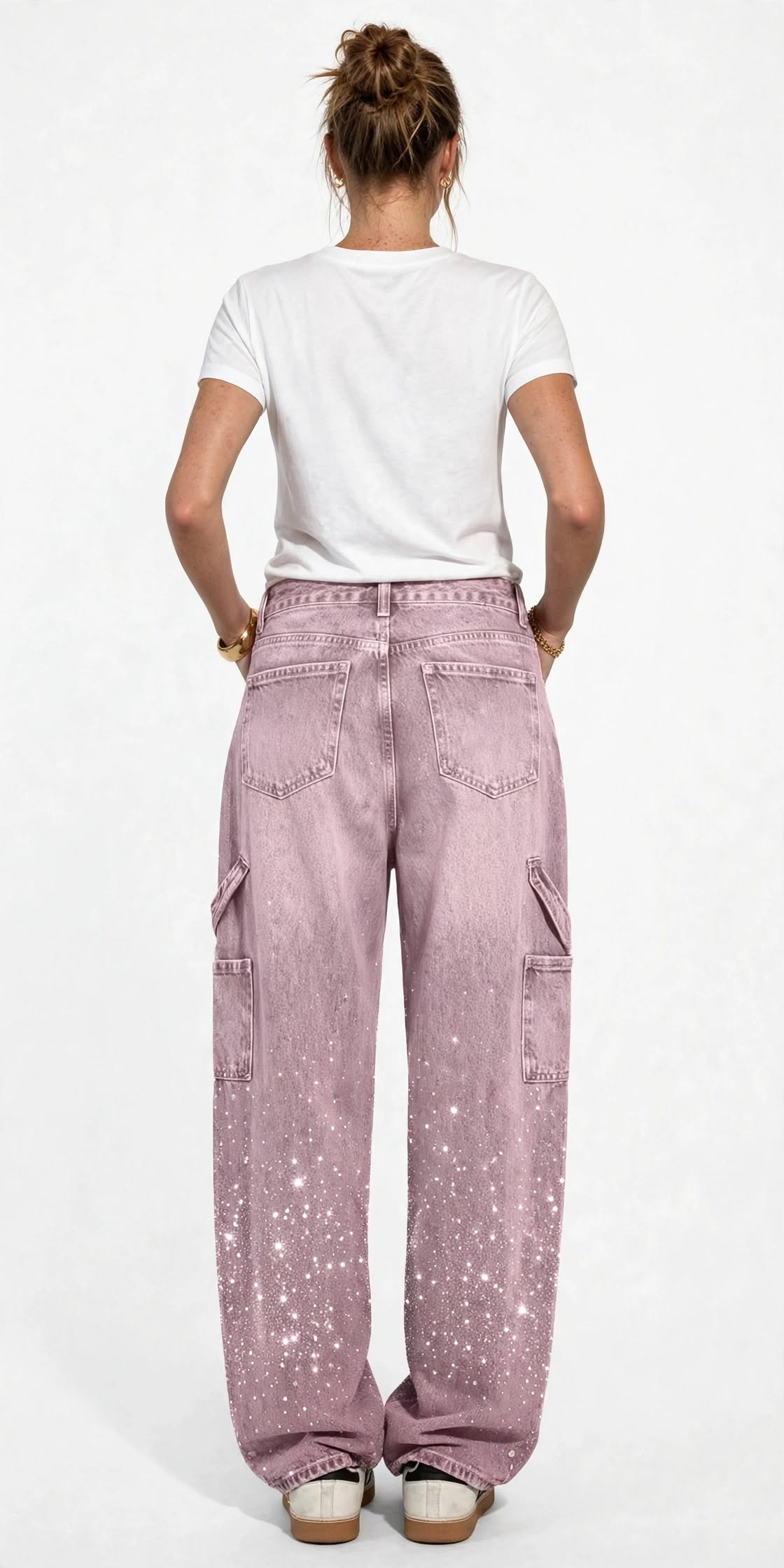 PINKLIZZIE | High-Shine Wide-Leg Straight Jeans