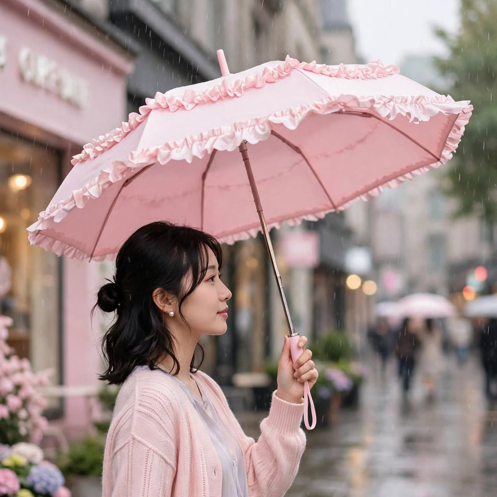 PINKLIZZIE | Vintage Lace Foldable Umbrella