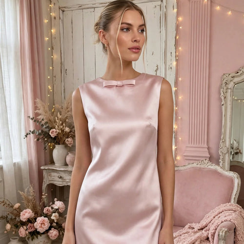 PINKLIZZIE | Backless Bow Mini Party Dress