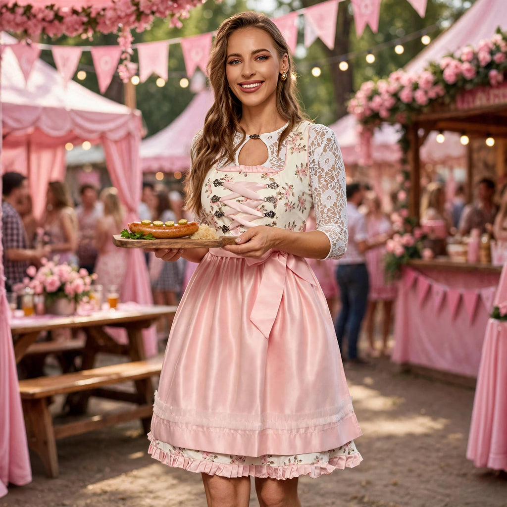 PINKLIZZIE | Lace-Up Corset Festival Mini Dress