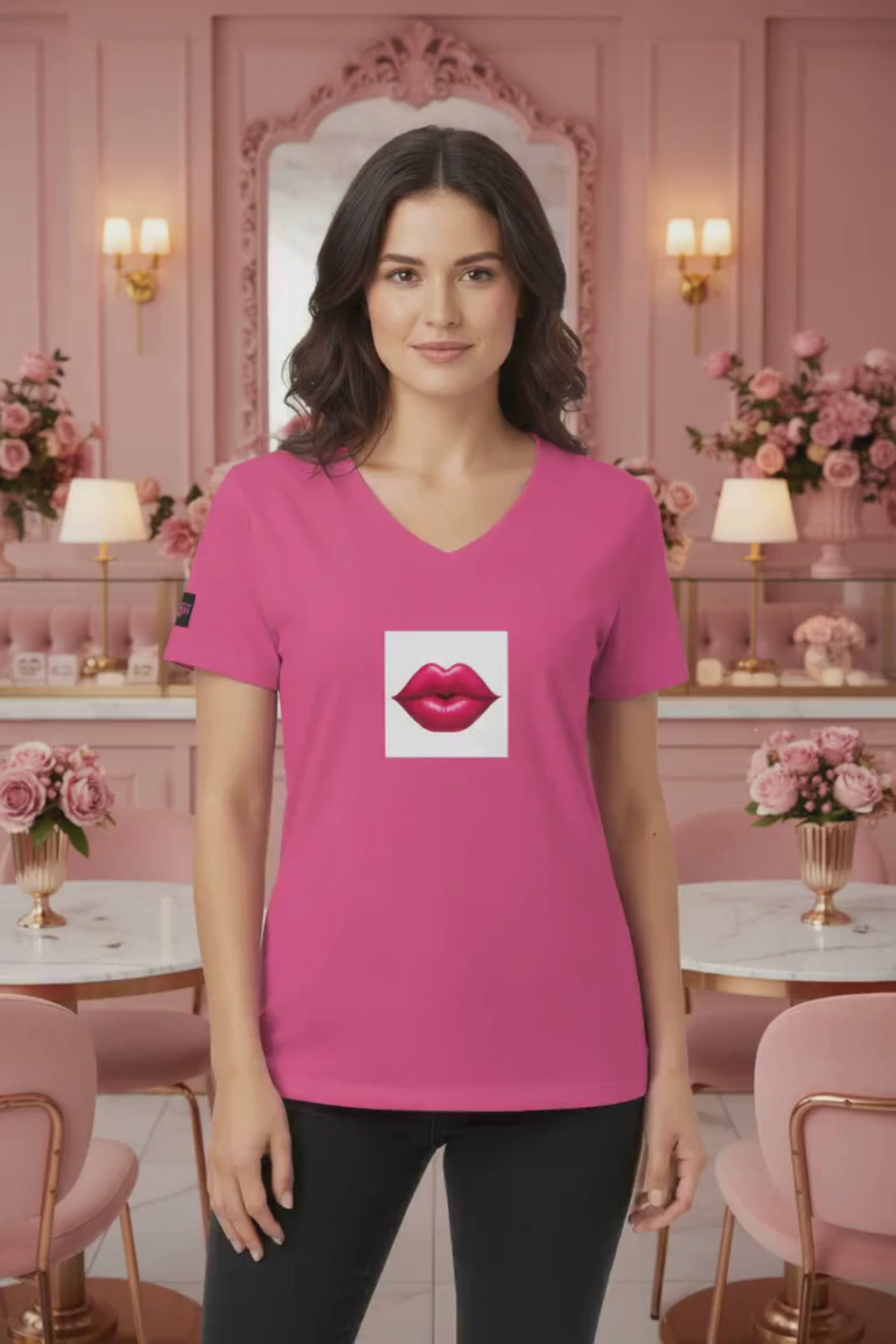 Women’s relaxed v-neck t-shirt