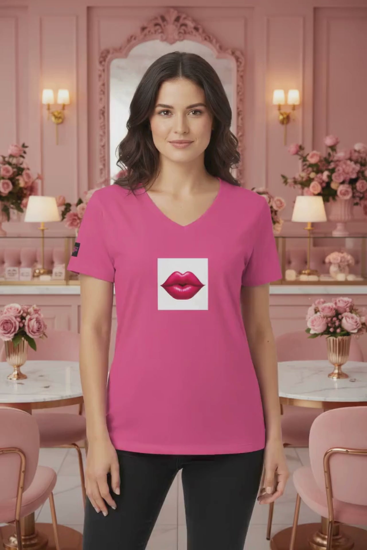 Women’s relaxed v-neck t-shirt