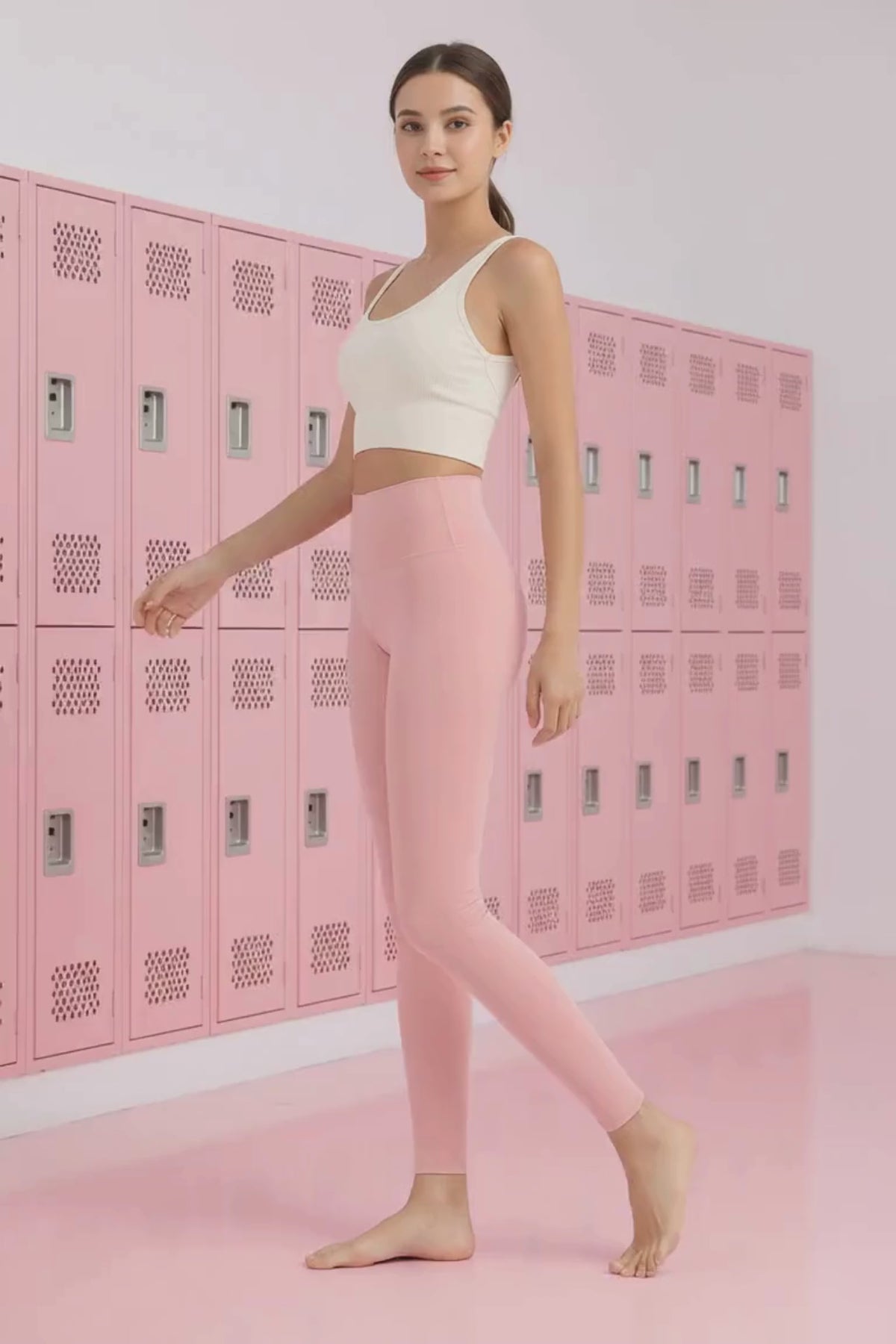 PINKLIZZIE | Peach Sculpt High-Waist Yoga Legging