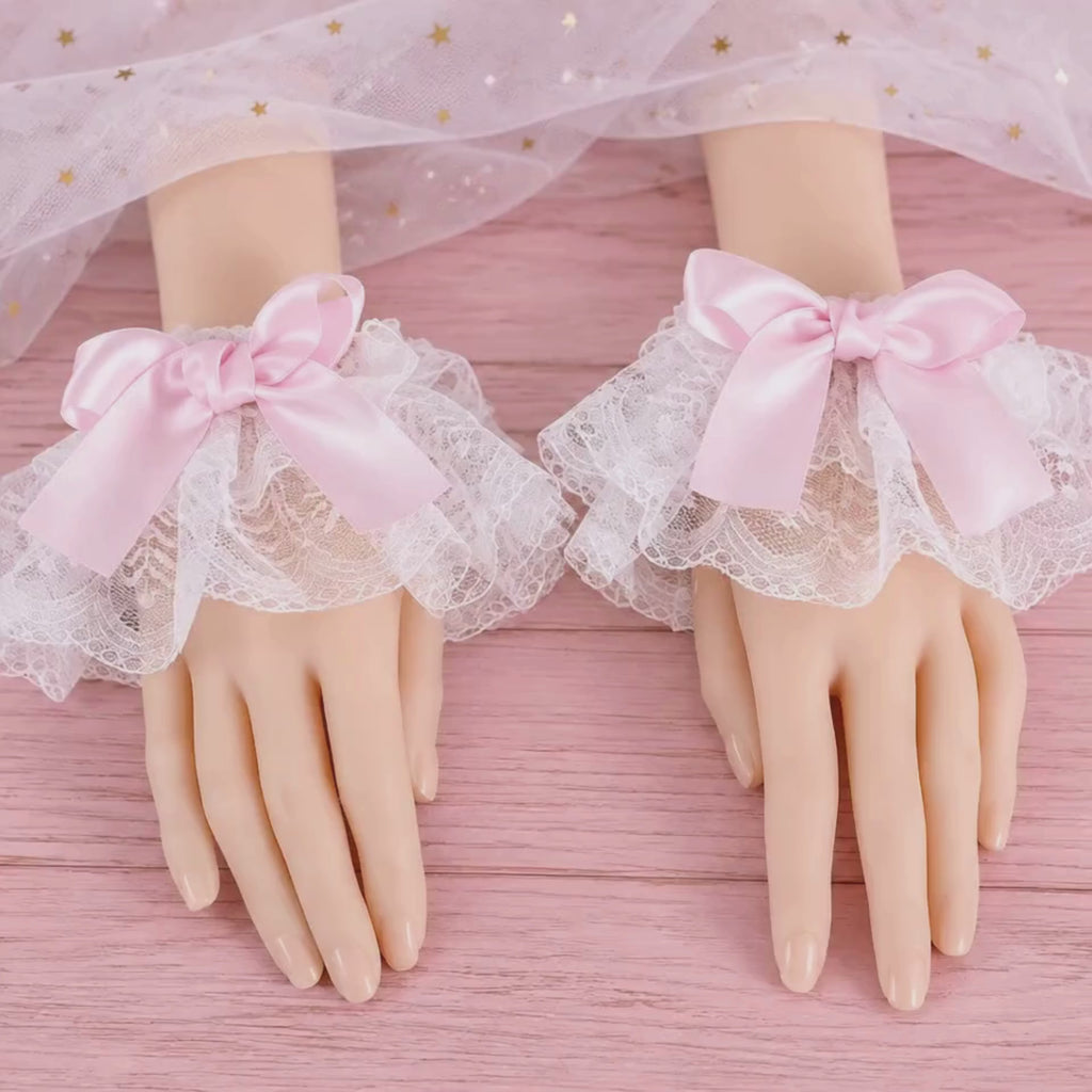 PINKLIZZIE | Bow Sleeve Cuffs